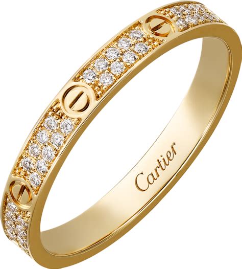 cartier full diamond love ring.